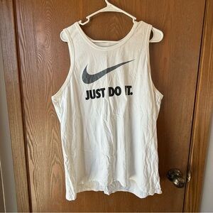 Nike, Classic Black and White Tank, Size Large
